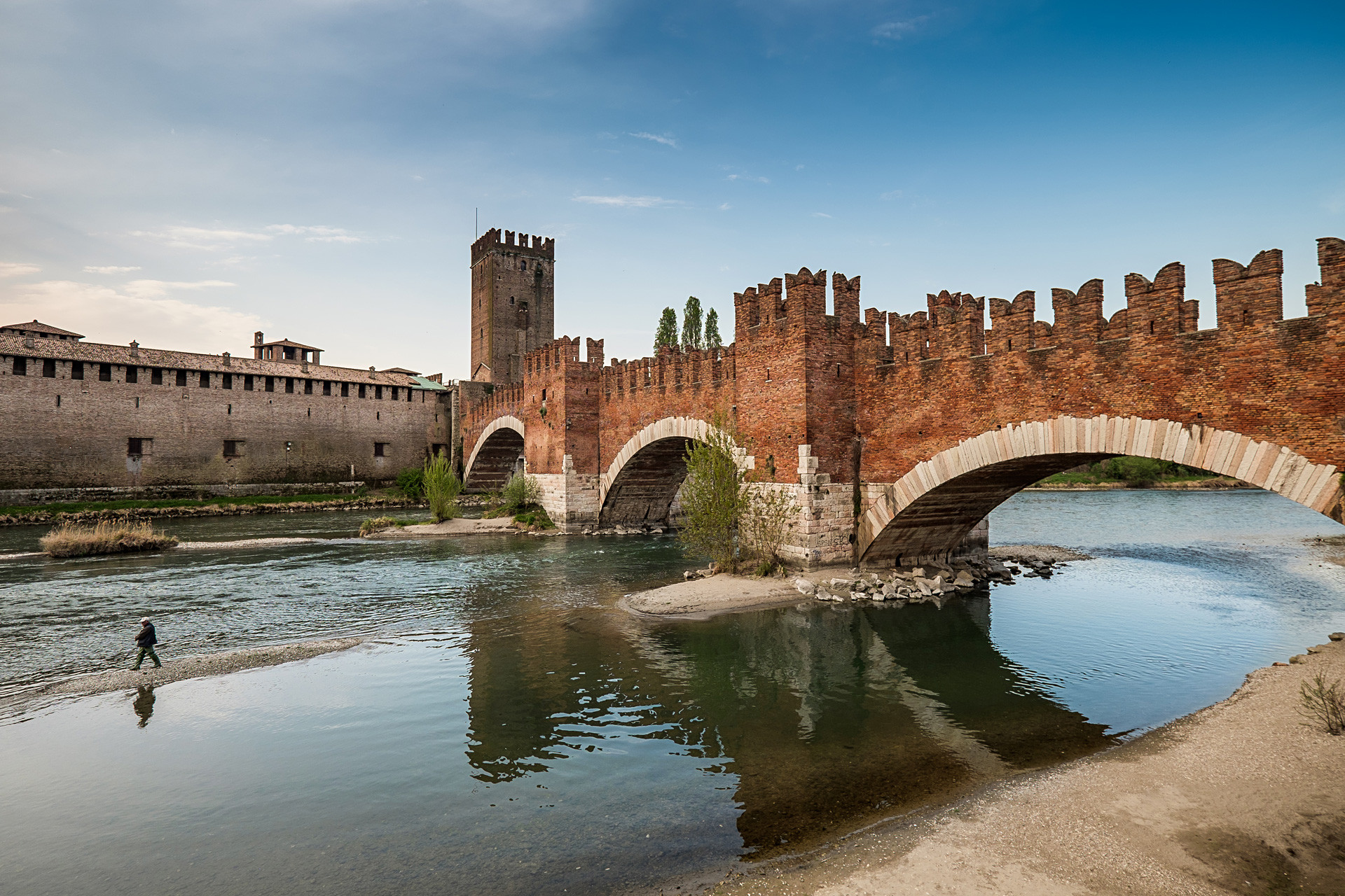 Castelvecchio fortress in Verona, Veneto.