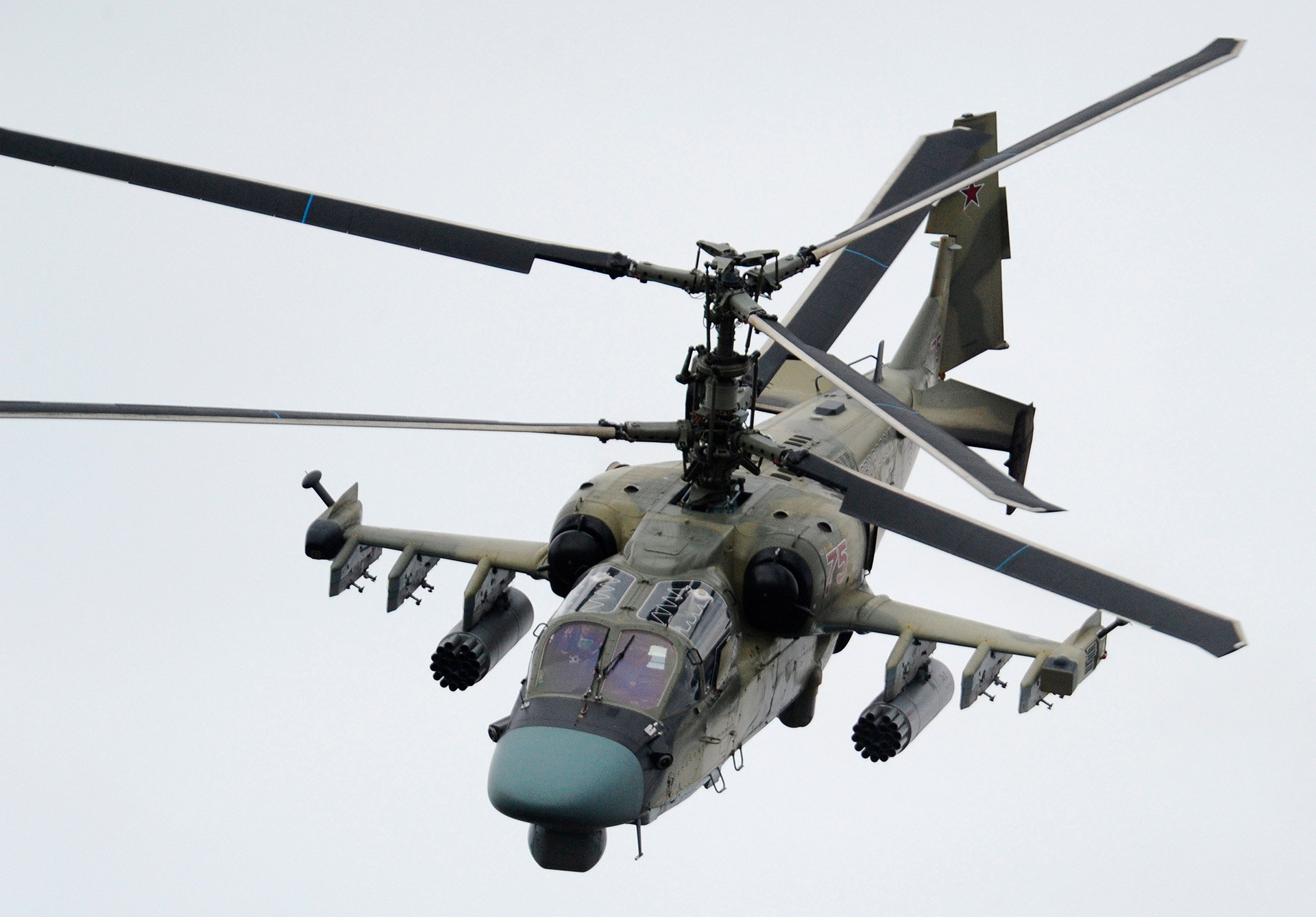 Борбени хеликоптер Ка-52 „Алигатор“.