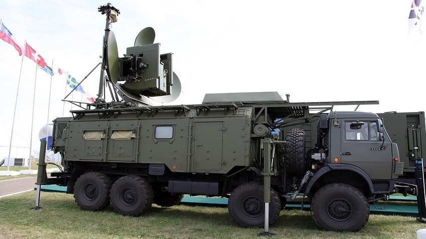 Мобилна система за радиоелектронна борба "Красуха-4С".