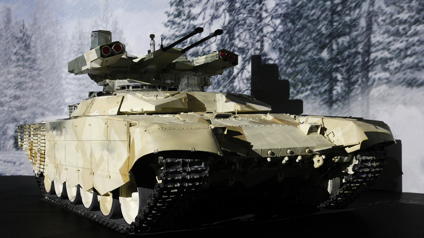 Namjena ovog vozila je da štiti tenkove od raketnih napada u urbanim okruženjima.