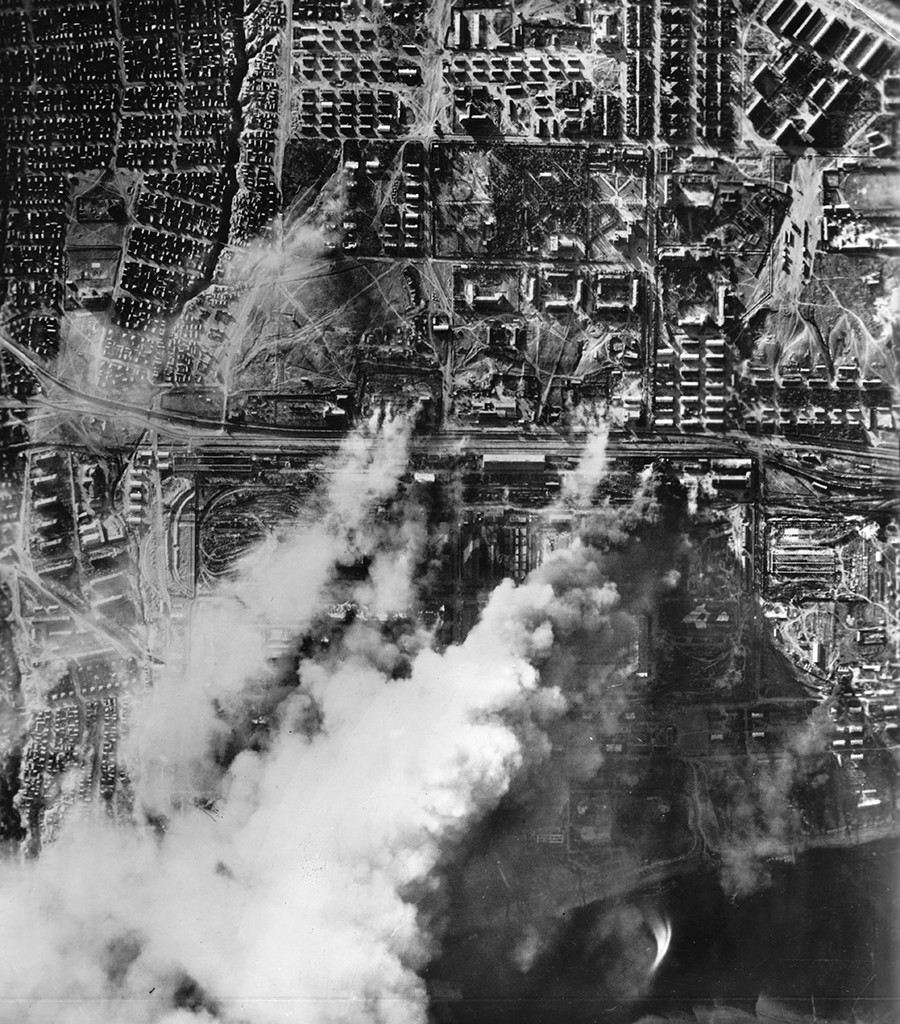 Nemško bombardiranje Stalingrada septembra 1942.