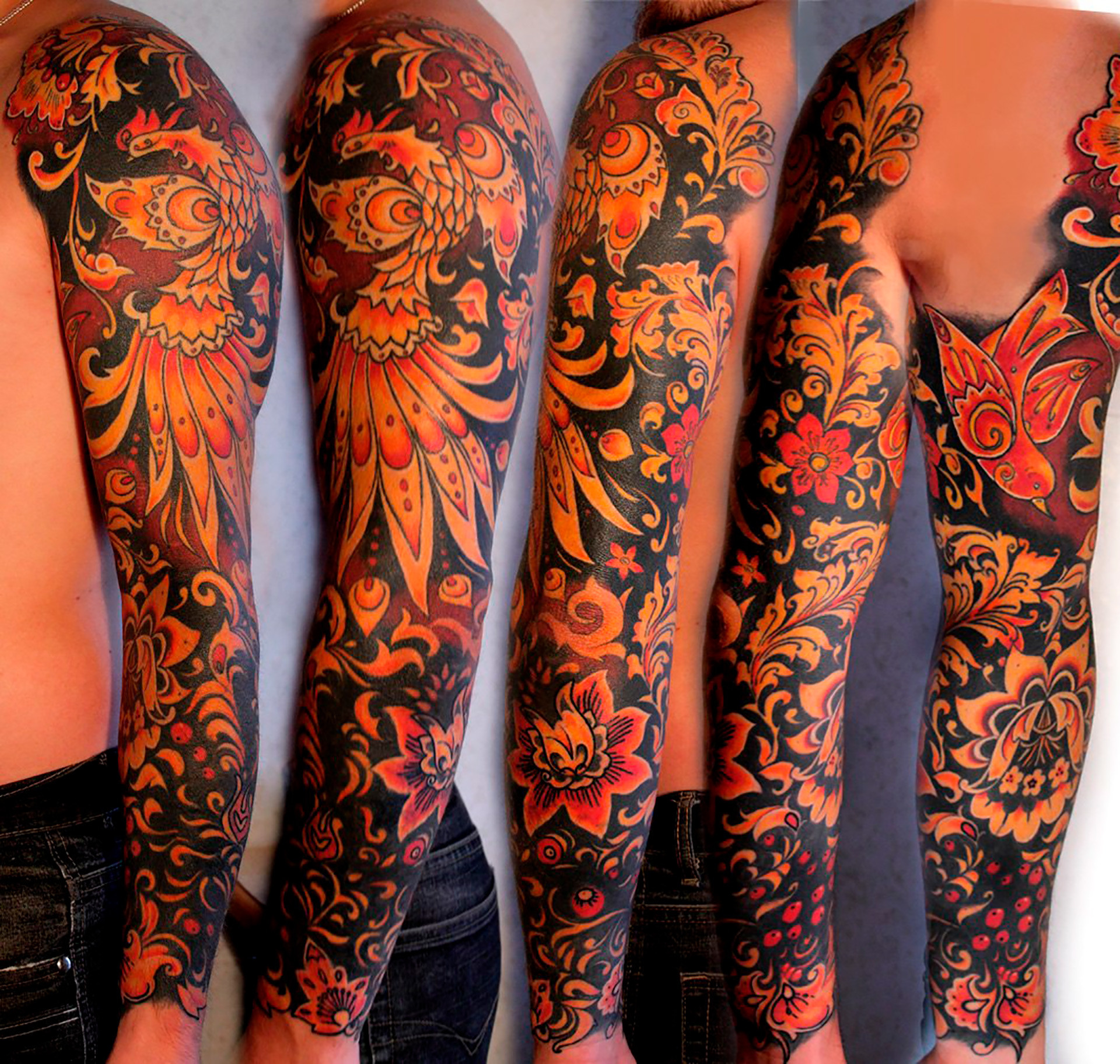 Avoir sa patrie dans la peau: des tatouages aux couleurs de la Russie ...