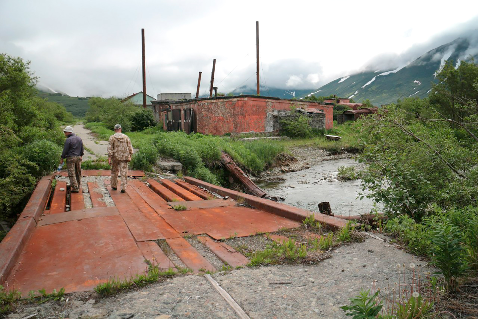 Finval, un pueblo abandonado en la península de Kamchatka.