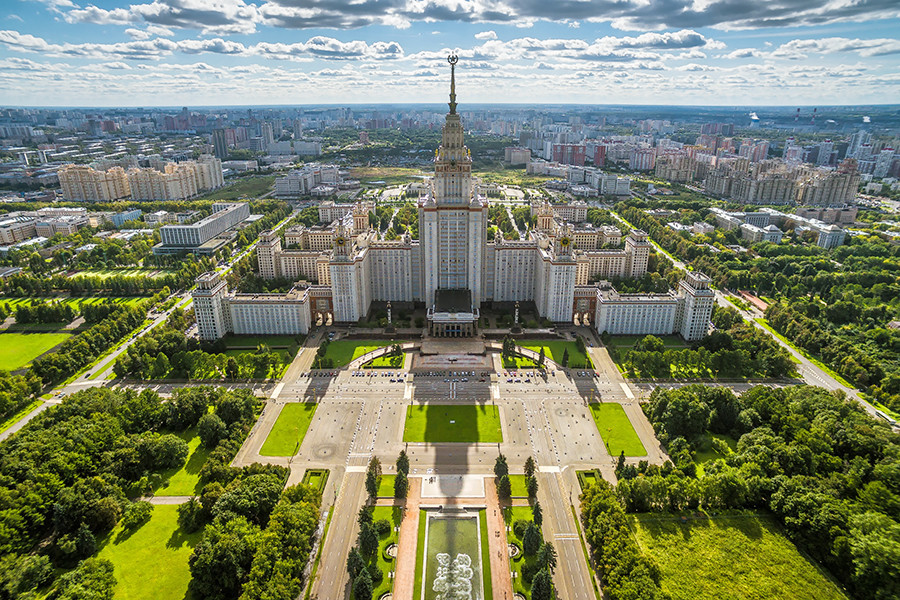 Moskovsko državno sveučilište Lomonosov, smješteno u jednoj od 