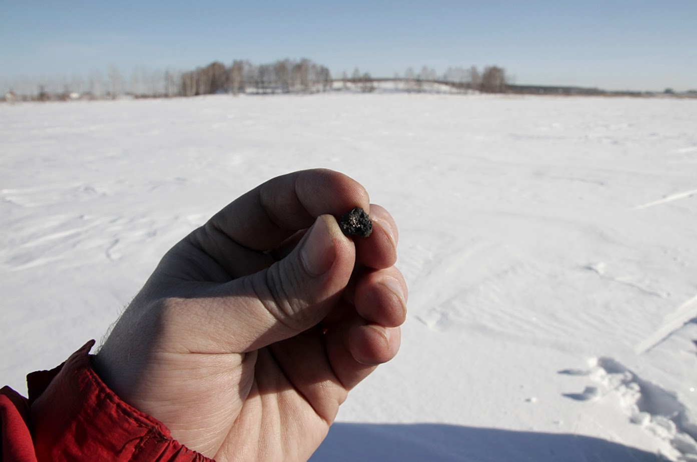 Delček meteorita na območju jezera Čebarkul, Čeljabinska regija