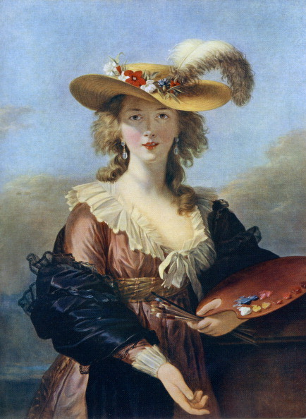 Autoportrait au chapeau de paille (après 1782)