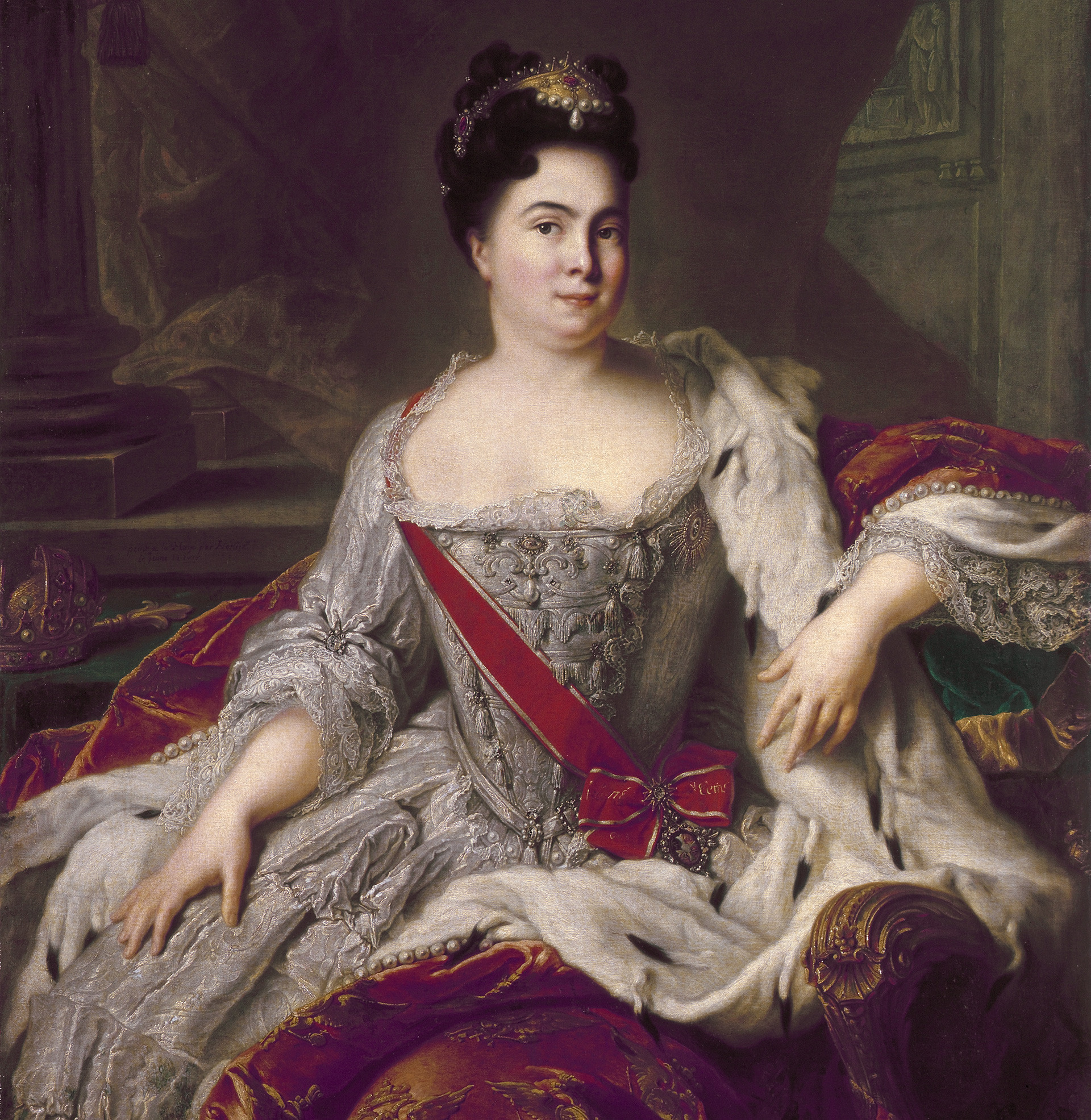 Portret Katarine I., slikar Jean-Marc Nattier.

