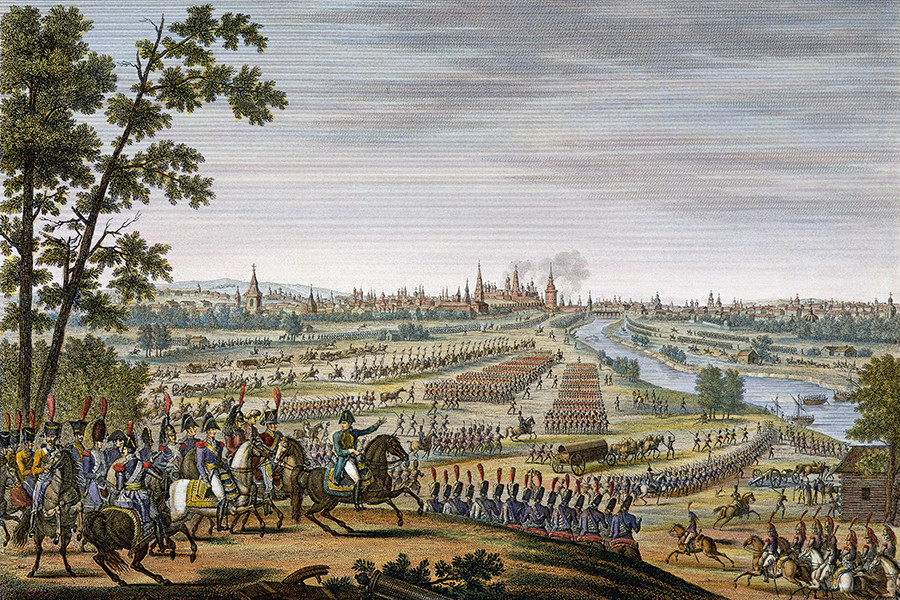Наполеонова војска улази у Москву
