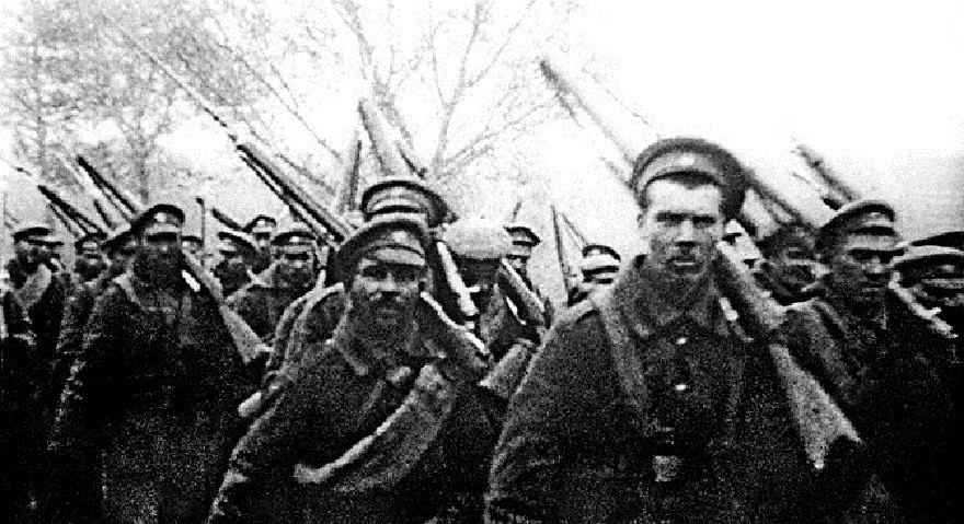 Руски војници за времето на Првата светска војна