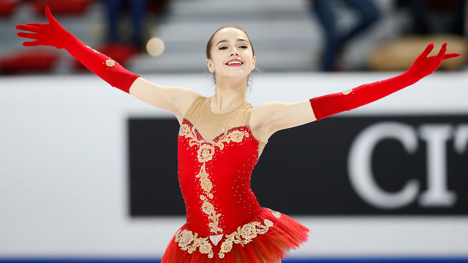 Olympia-Siegerin Alina Sagitowa (15 Jahre)