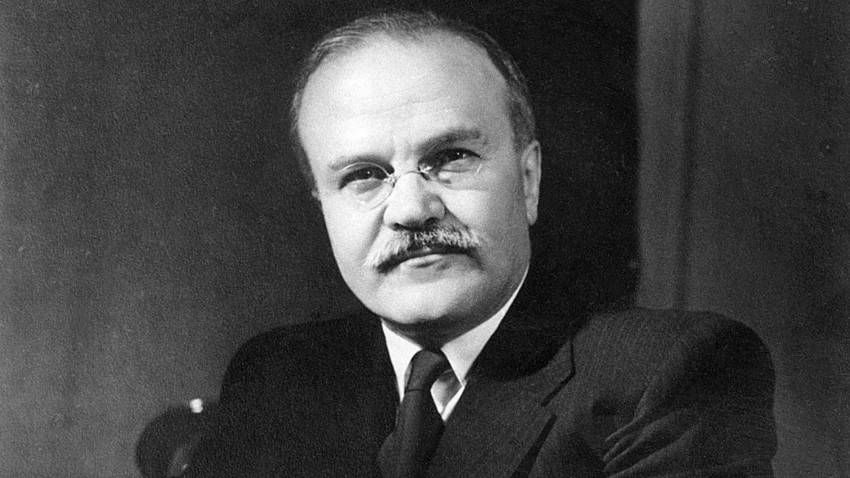 Съветският политик Вячеслав Михайлович Молотов (1890 - 1986), 1946 г.