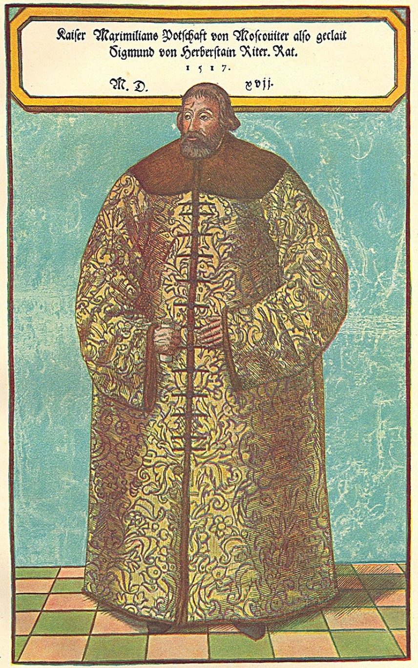 Žiga Herberstein (1486-1566) v ruski opravi.