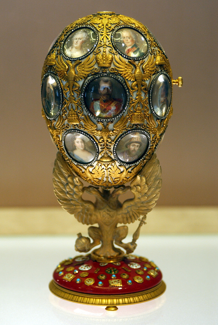Faberge is renowned for the fabulous jeweled Easter eggs he created for the Russian royal family