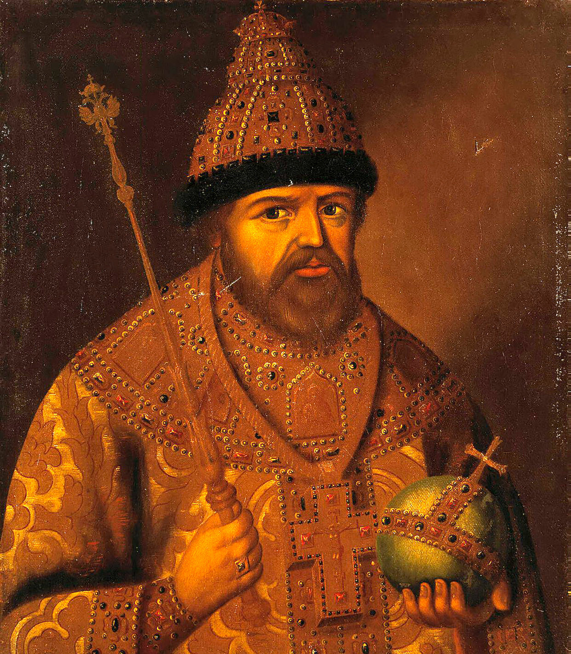 Potret Tsar Aleksey I Mikhailovich.