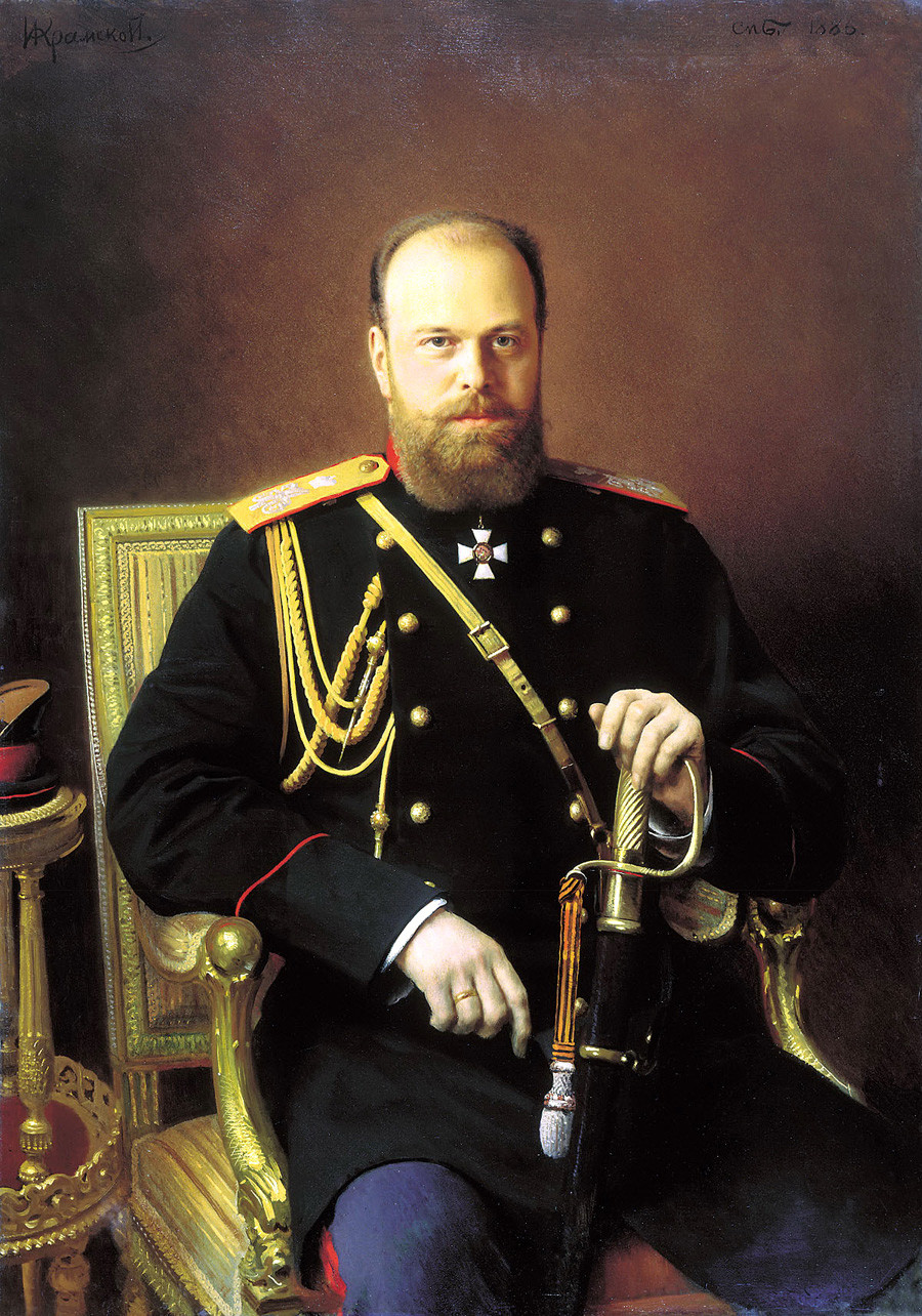 'Portrait of Alexander III' by Ivan Kramskoy