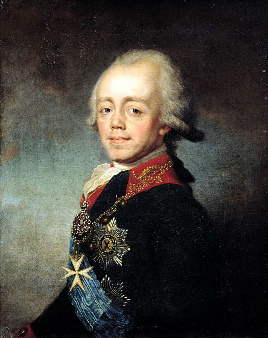 ステパン・シュシュキンによるパーヴェル1世の肖像画