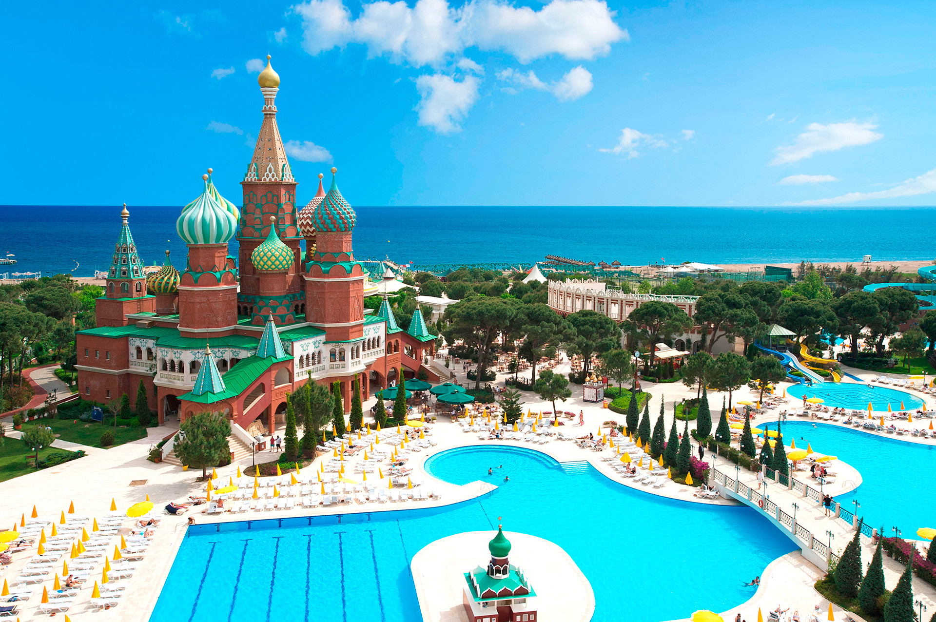 The Kremlin Palace Hotel in Antalya, Turkey