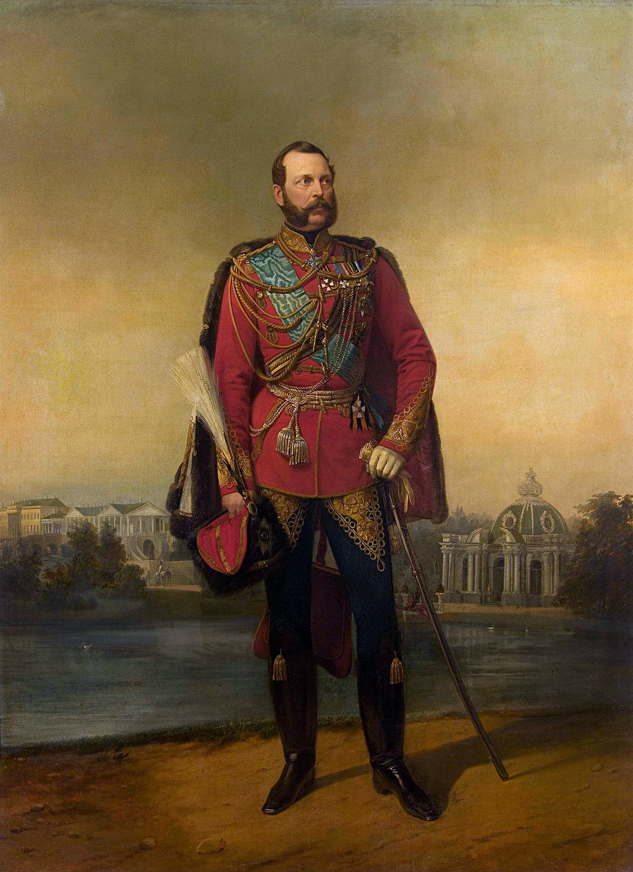 Portrait d'Alexandre II par Egor Botman