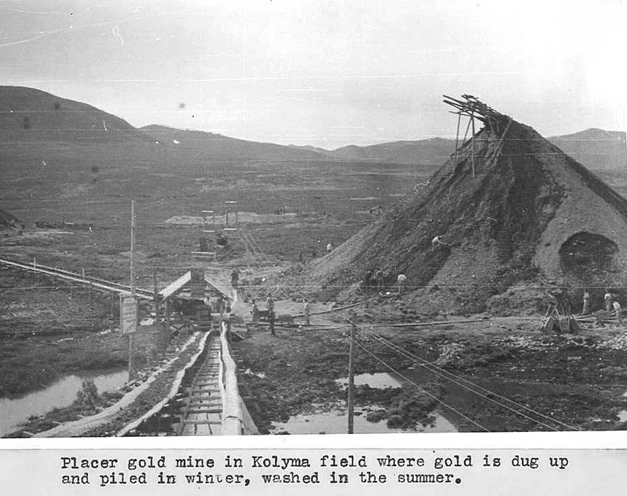 Rudnik zlata u Kolimi, 1944.
