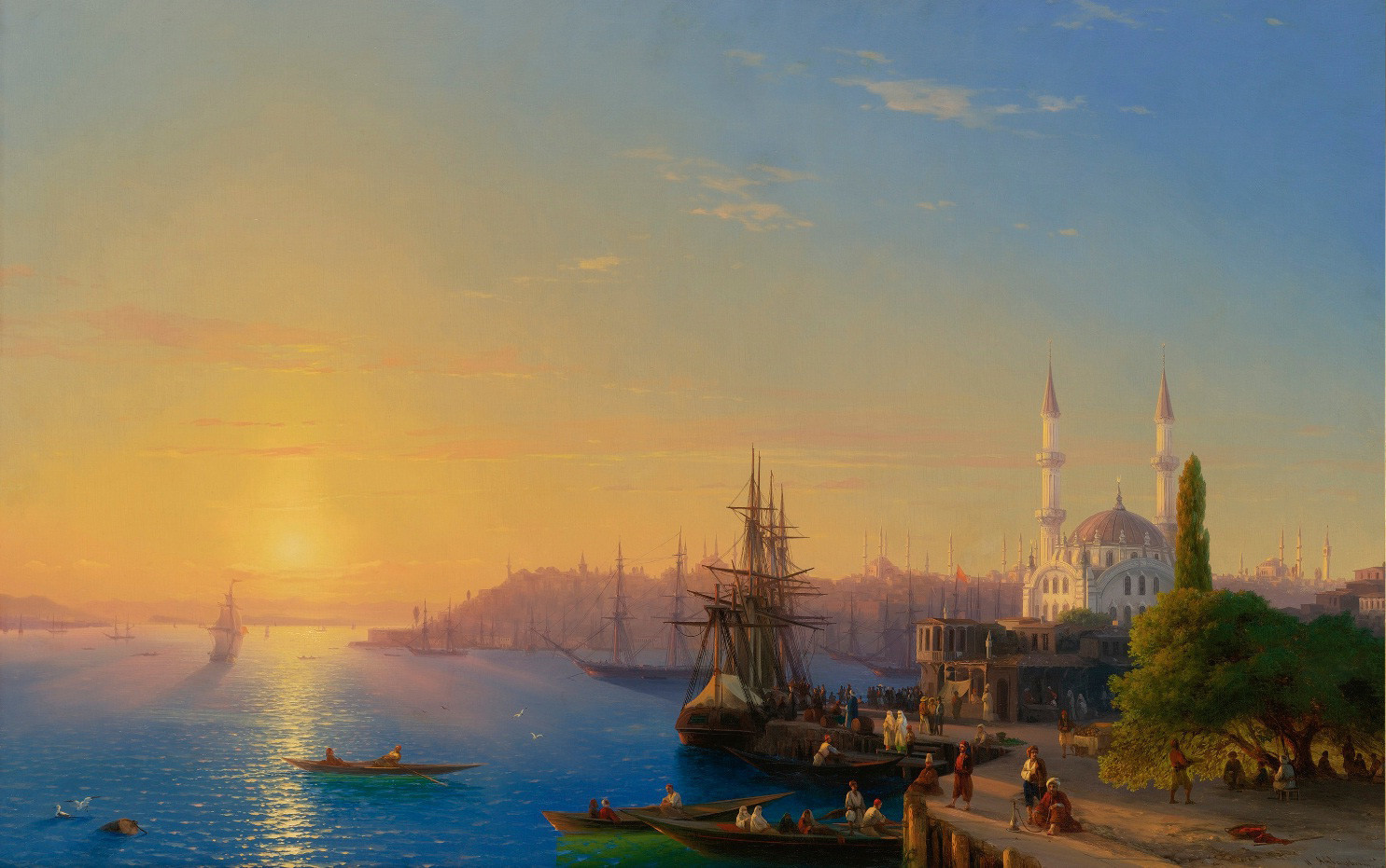 „Поглед на Цариград и Босфорски залив”