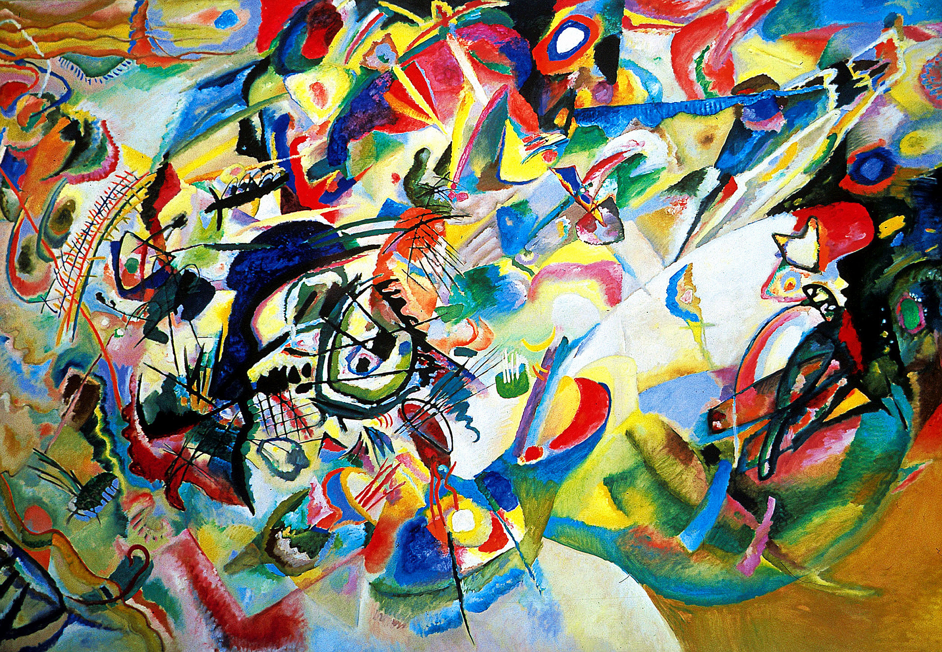 Composition VII by Wassily Kandinsky. 1913.