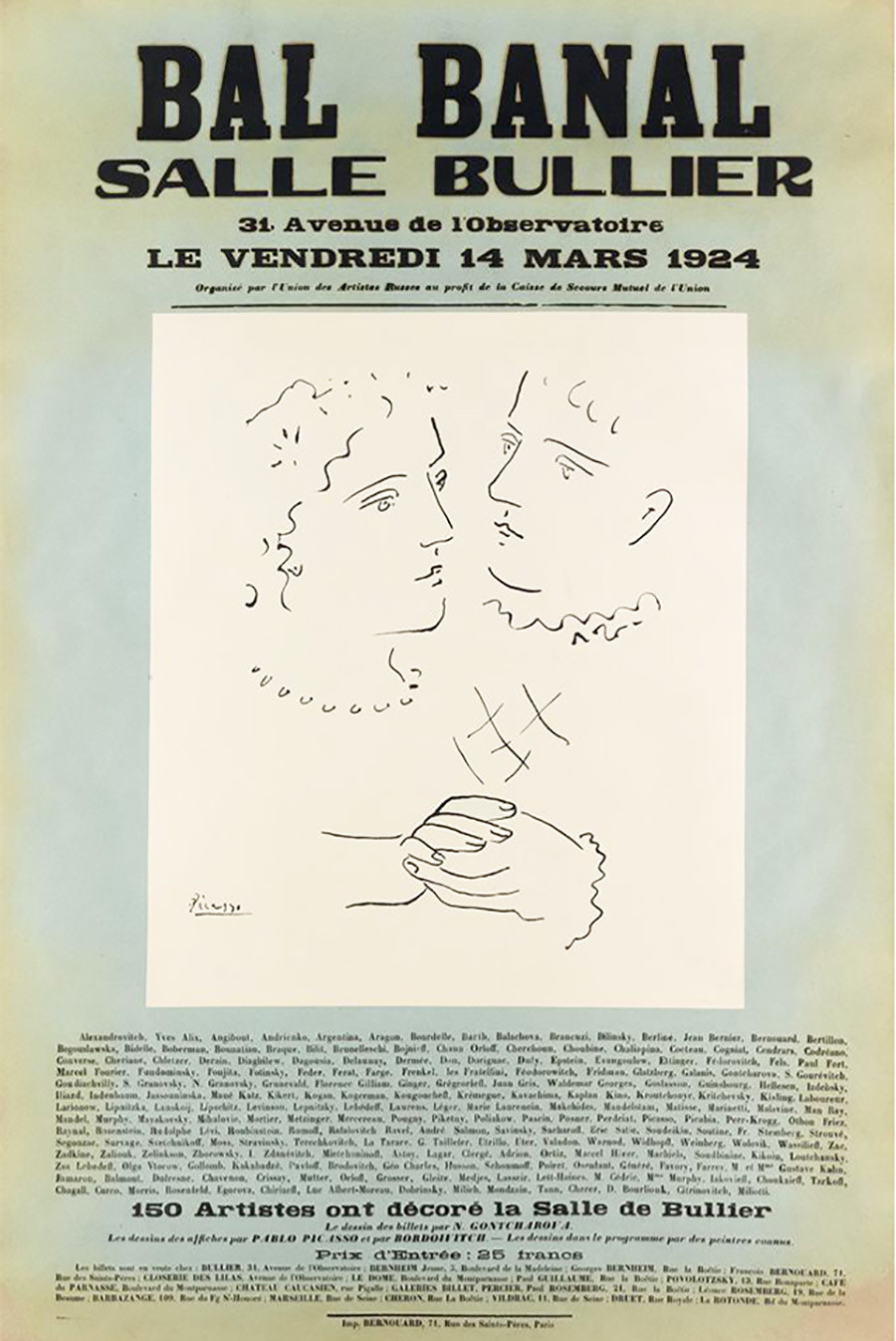 Poster by Picasso.