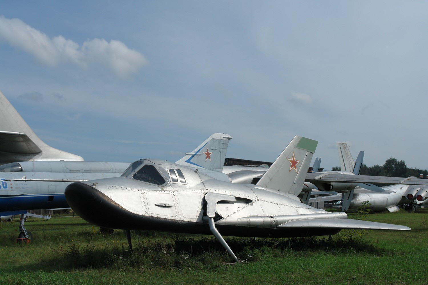 Prototip vesoljskega letala MiG-105-11 Spiral v Centralnem muzeju vojnega letalstva v Moninu, Moskvovska regija.
