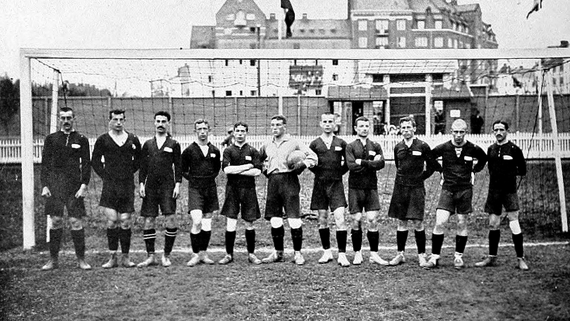 The Russian Empire national team at the 1912 Olympics.