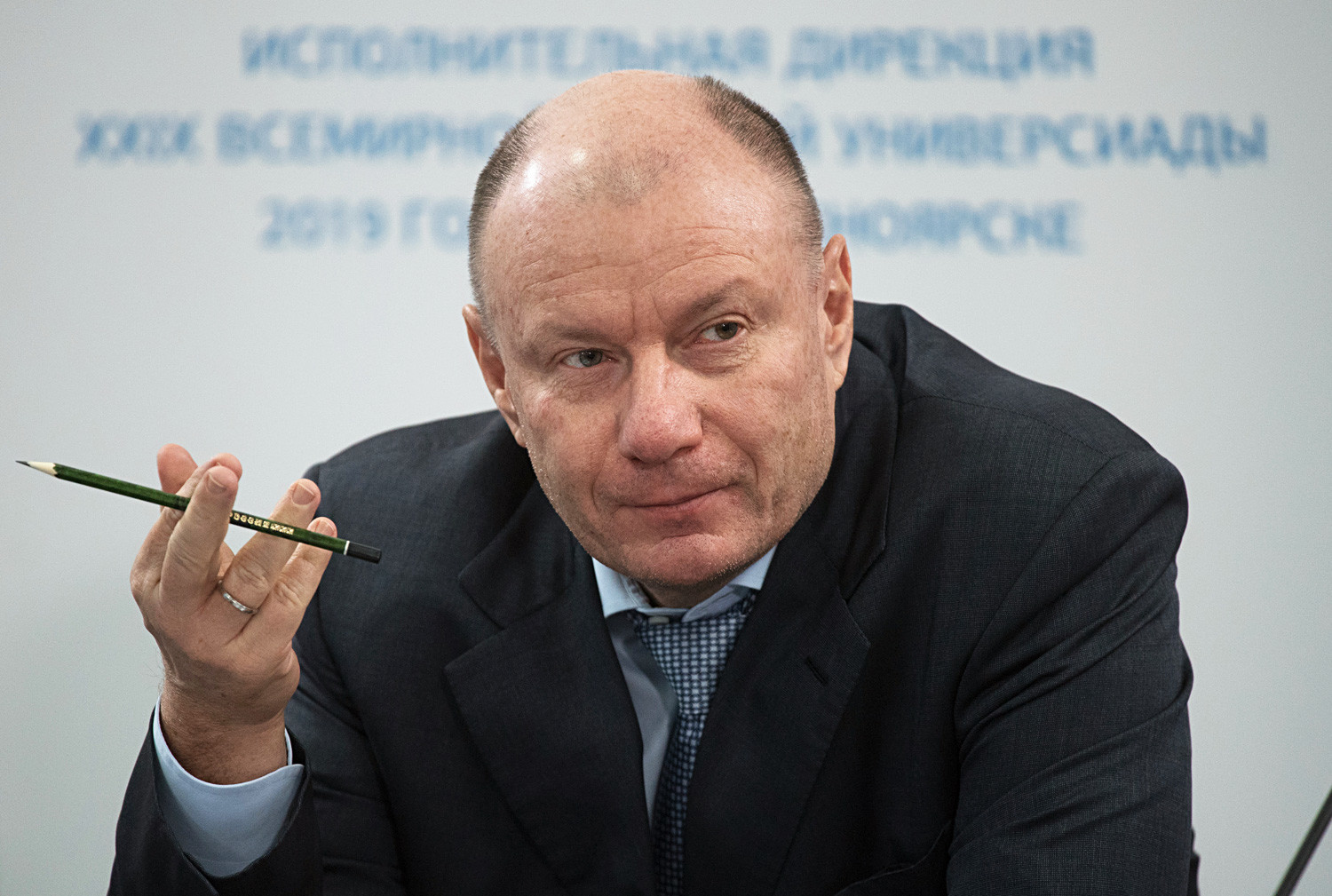 Oligarcas ruso Vladímir Potanin en 2018.