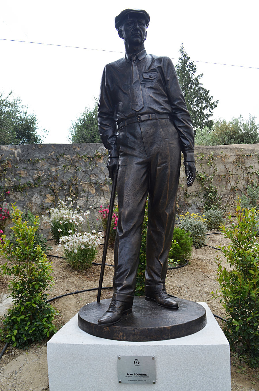 Statue d'Ivan Bounine à Grasse