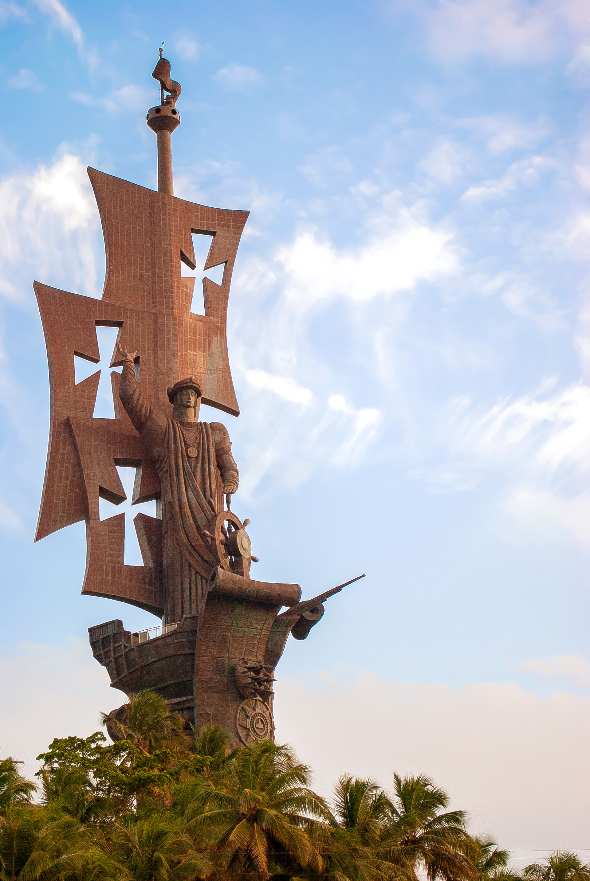 Estatua del Colón en Puerto Rico.