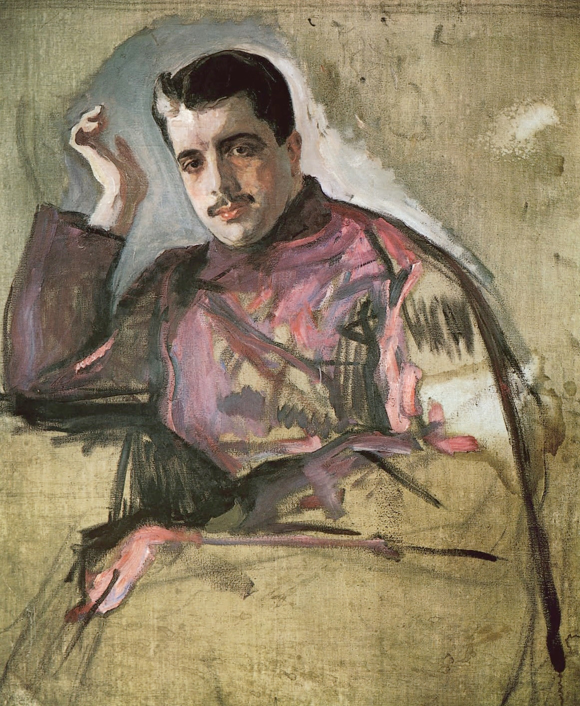 セルゲイ・ディアギレフの肖像、ワレンチン・セローフ画