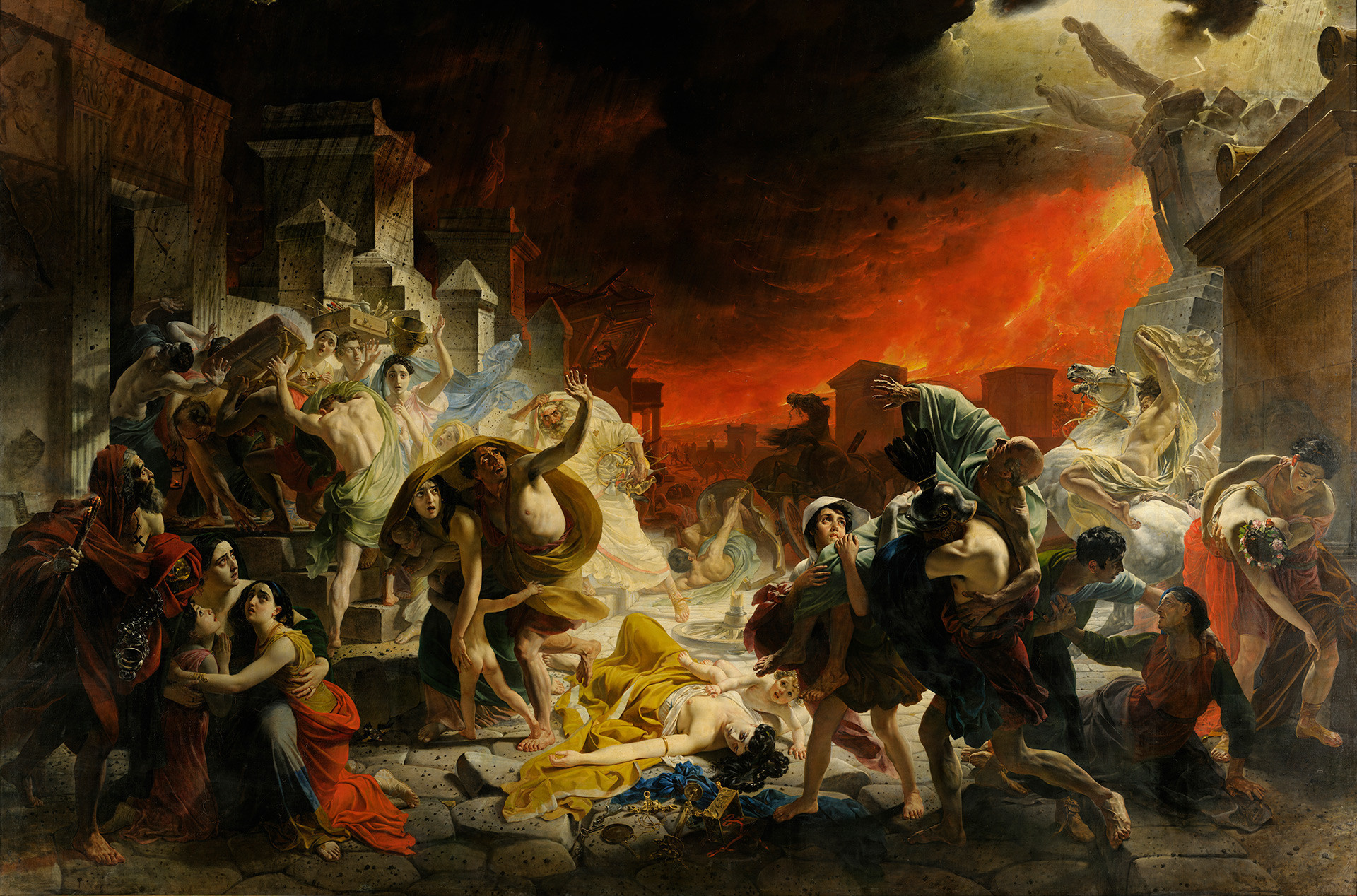 “O Último Dia de Pompeia”, de Karl Briullóv.