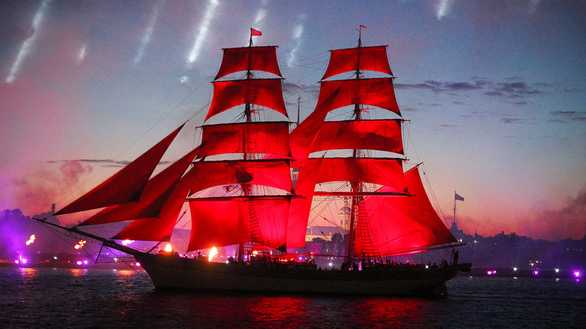 Scarlet Sails festival in St. Petersburg