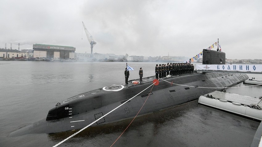 Podmornica projekta 636.3 "Kolpino".

