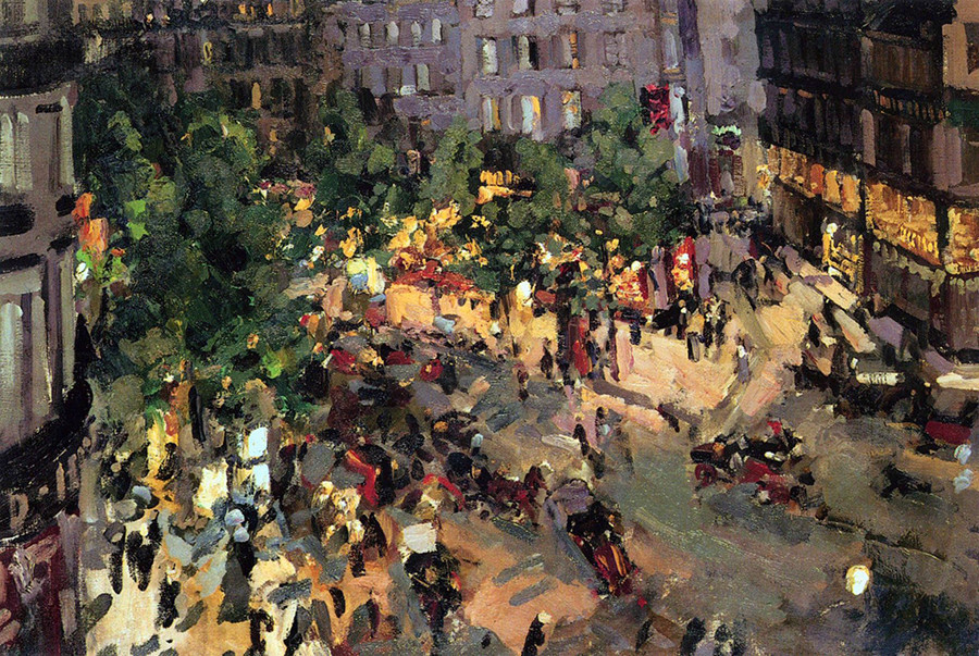 “Paris. Boulevard des Capucines”, de Konstantin Korovin, 1906