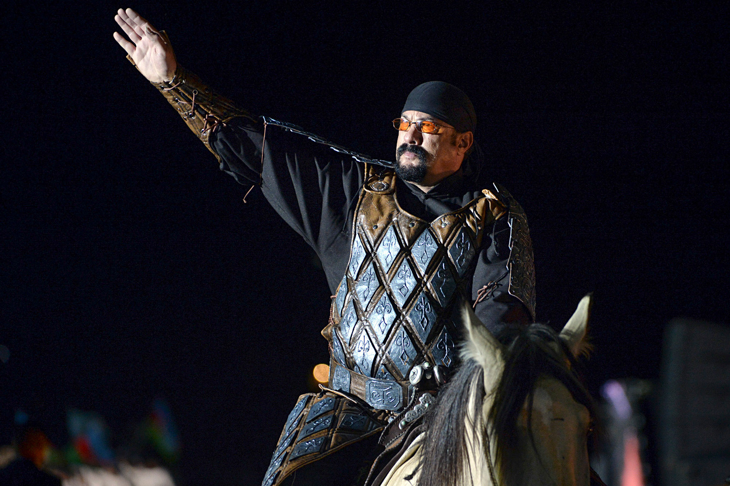 According to media reports, Seagal considered making in Russia a movie about Genghis Khan