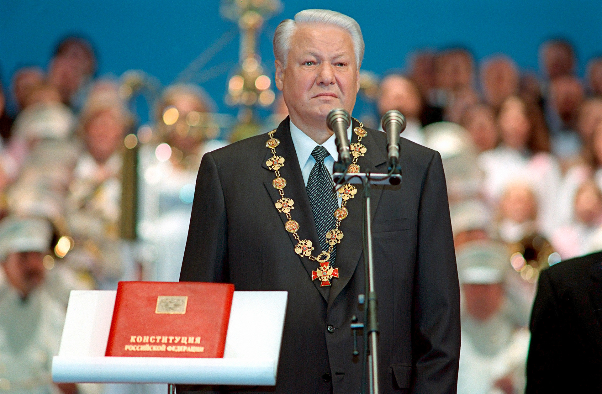 9 август 1996 г., инаугурацията на новоизбрания президент Борис Елцин