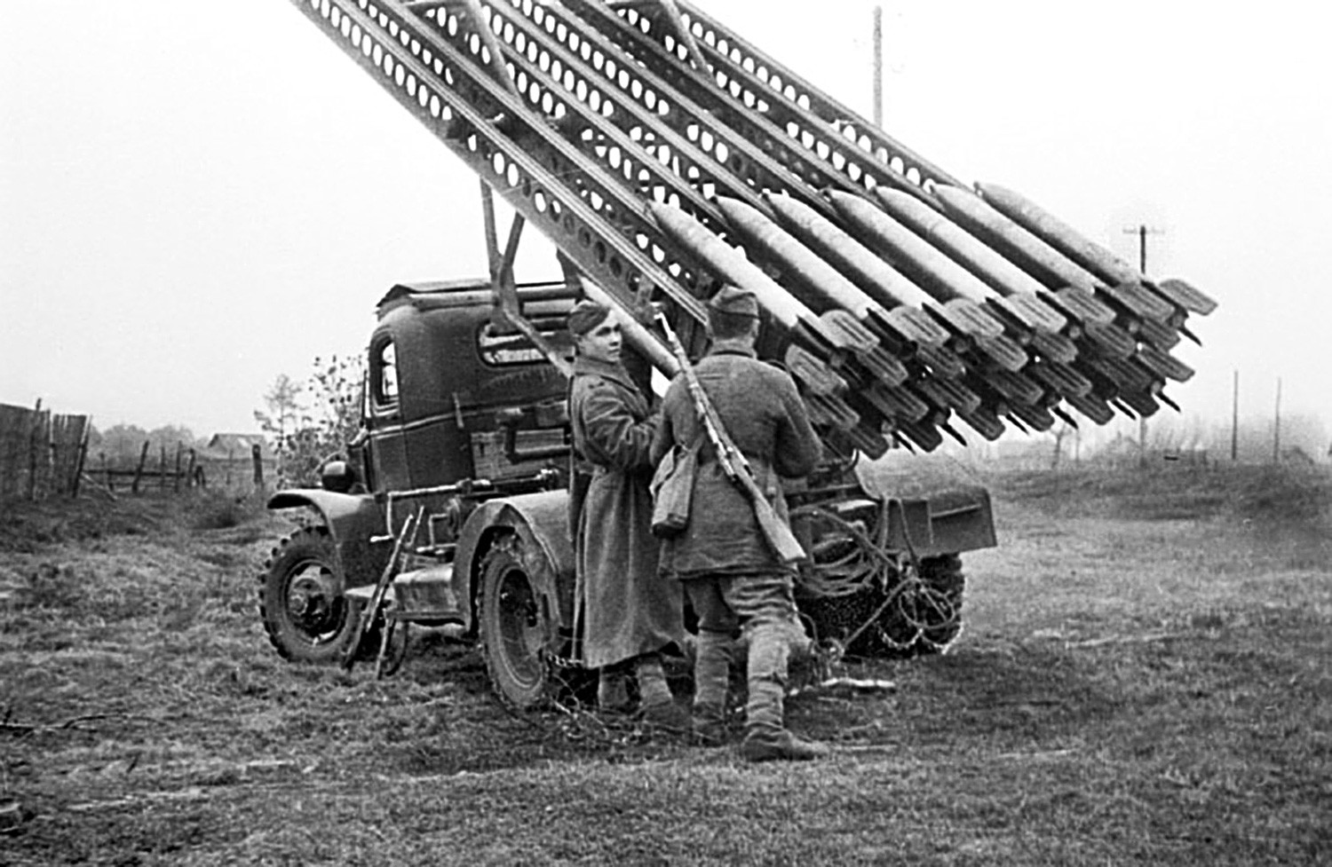 Priprave Katjuše na boj, november 1943.
