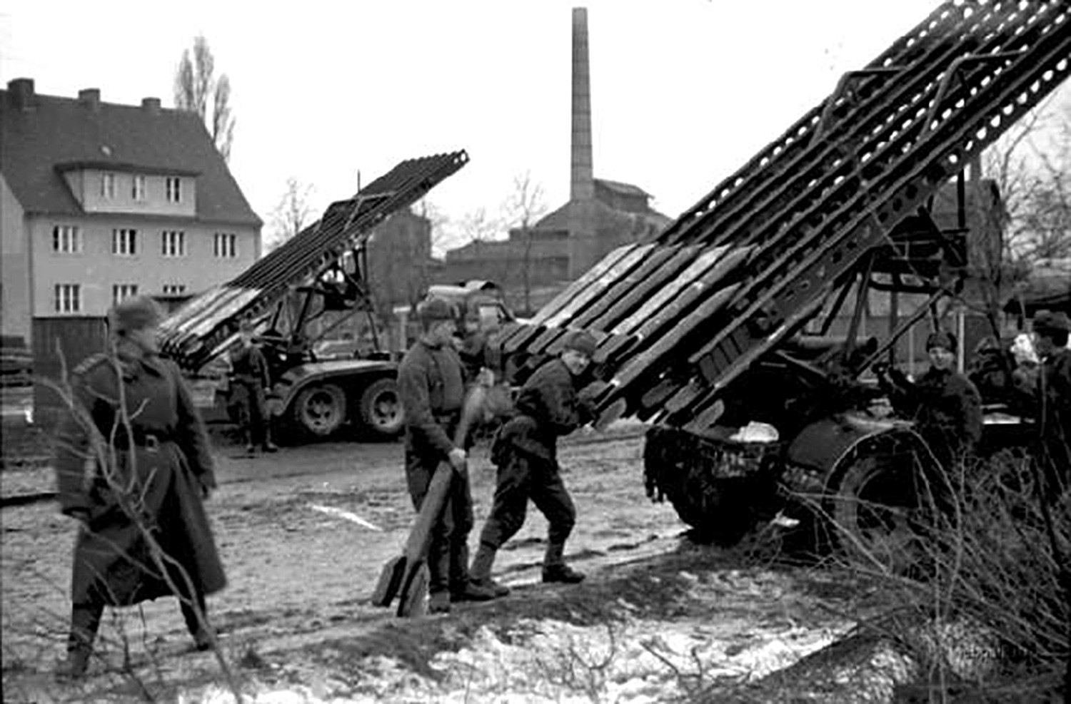 Fire power of Katyushas' salvo was comparable to that one of 70 heavy artillery guns combined