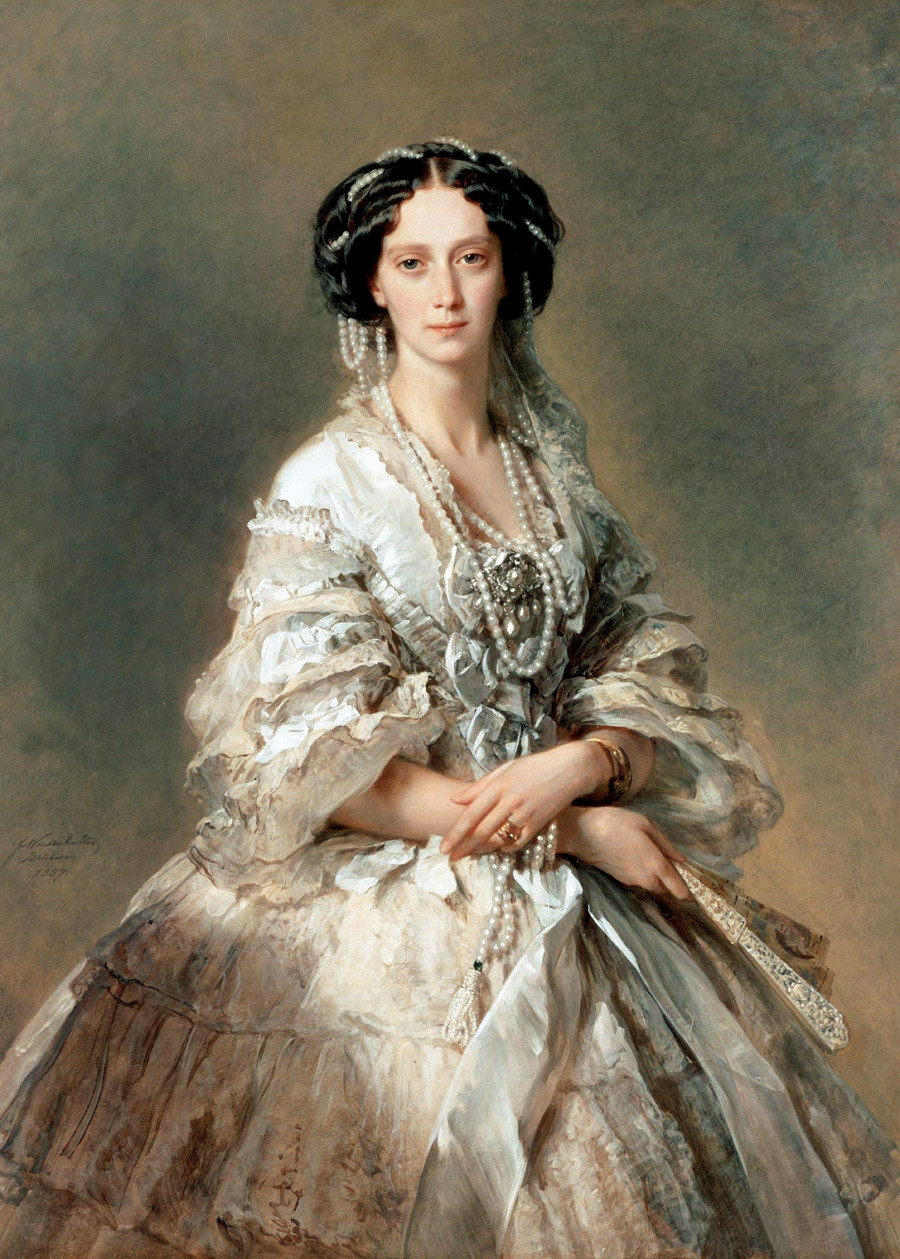 The Empress Maria Alexandrovna of Russia (wife of Alexander II. By Franz Xavier Winterhalter 1857.