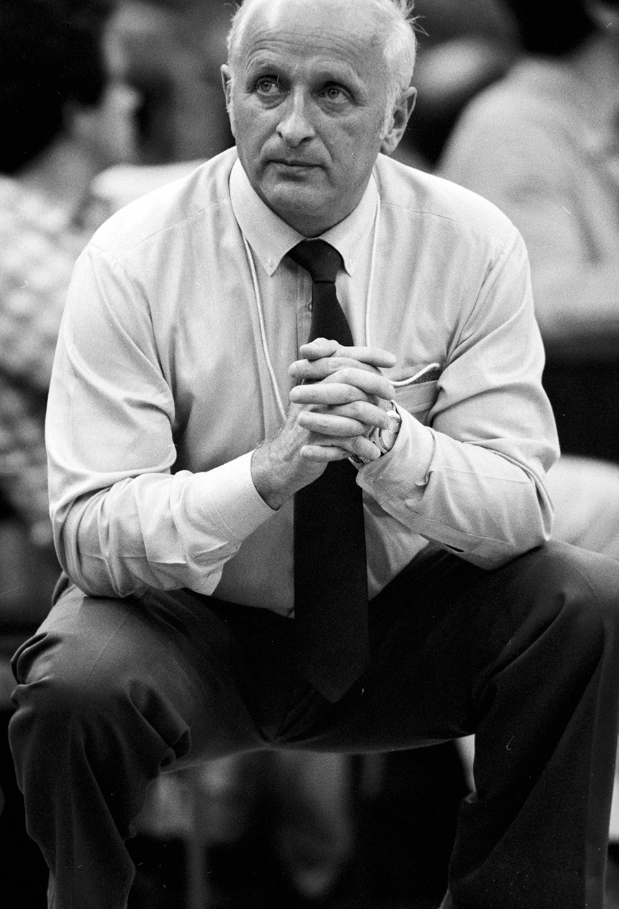 Alexander Gomelsky, senior coach of the Soviet Olympic basketball team.