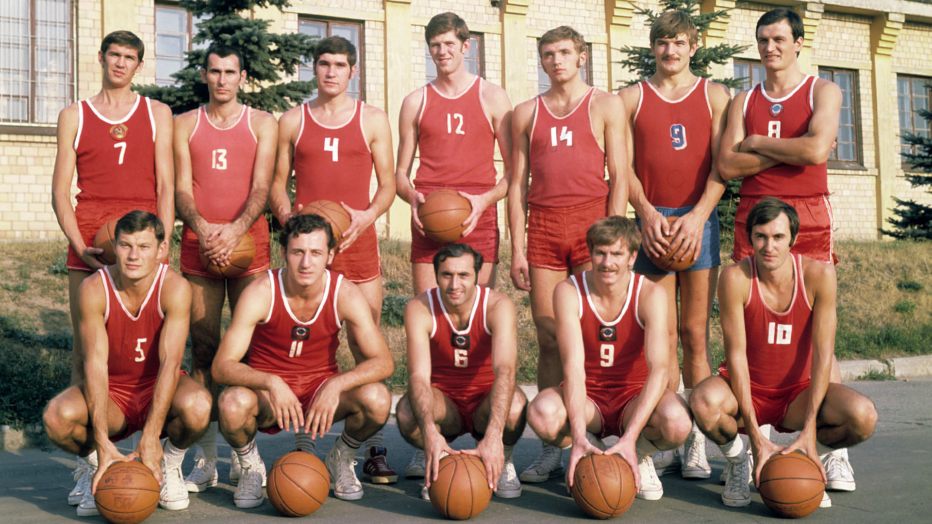 Олимпијска кошаркашка репрезентација Совјетског Савеза. 