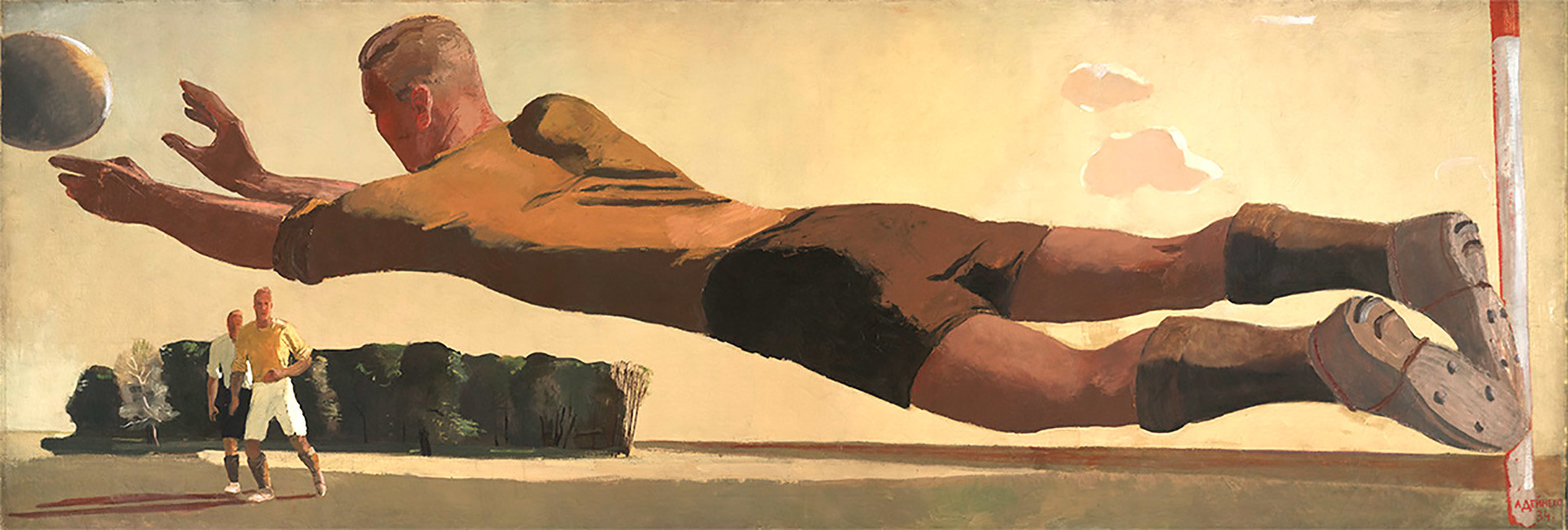 ‘Goleiro' (1934)’, de Aleksandr Deineka
