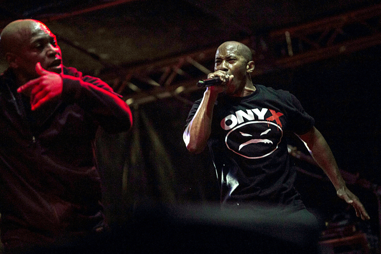 Onyx hip-hop band during Warsaw Challenge festival in Warsaw on May 15, 2017.