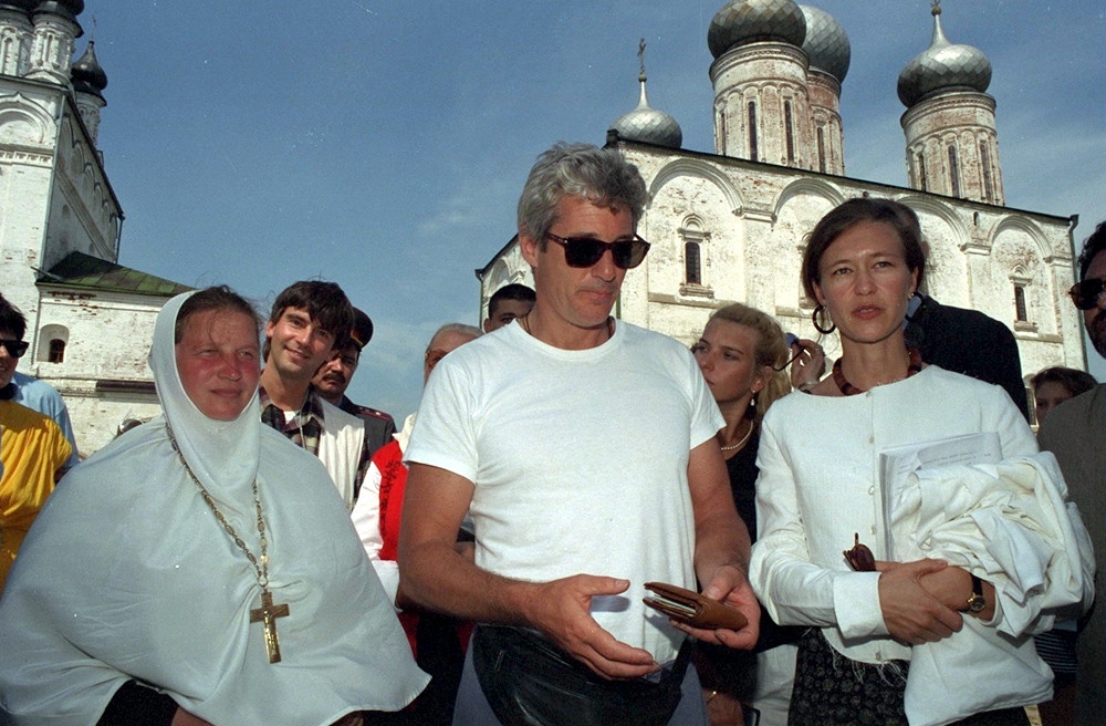“Once again, like with Pushkin, he [Richard Gere] went nuts, simply insane over Russian icons