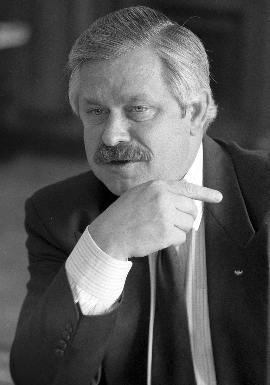 Vice-presidente da Rússia Aleksandr Rutskoi, em 1992
