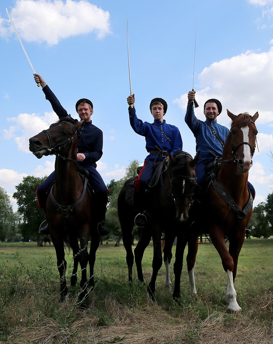Cossacks in Starocherkasskaya Stanitsa