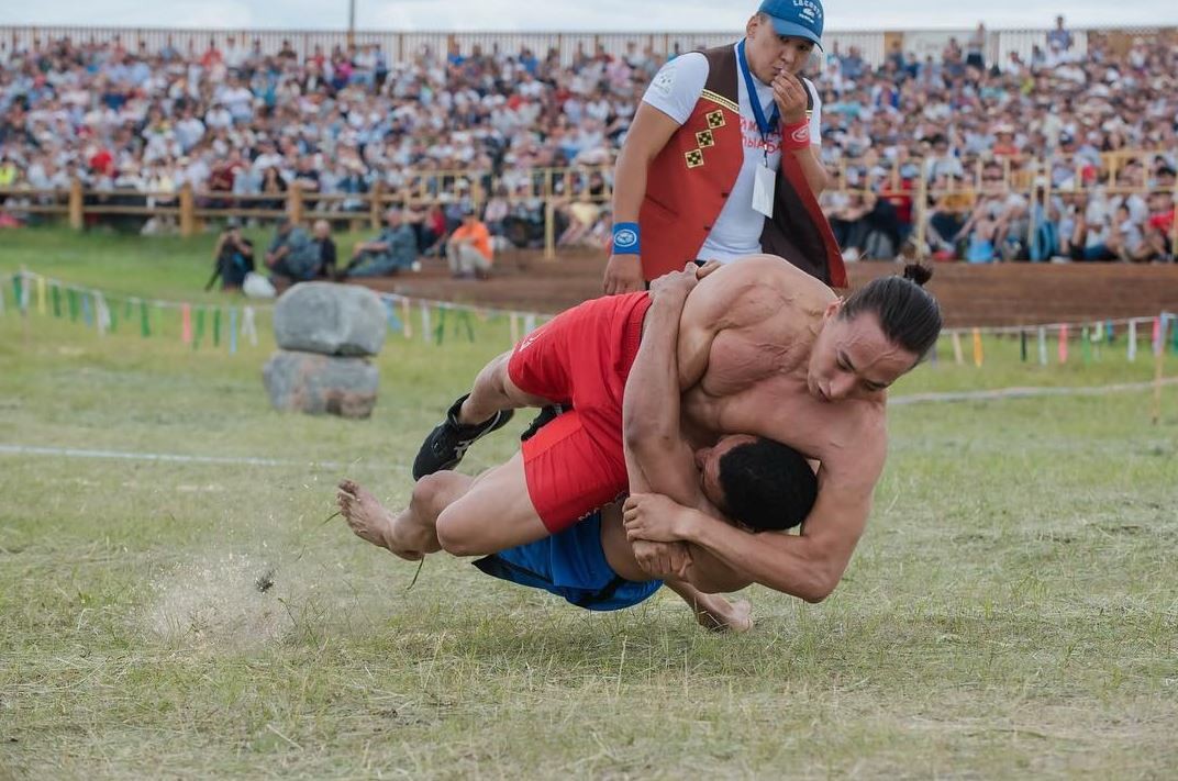 Traditional Yakut wrestling