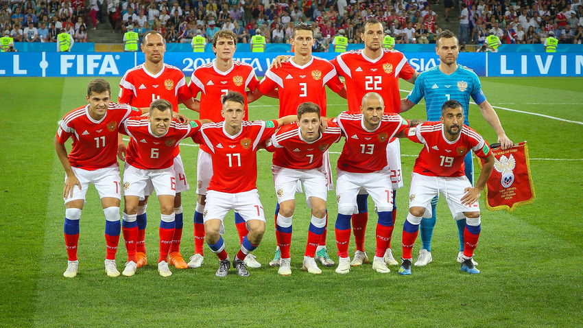 Russian national team, 2018.